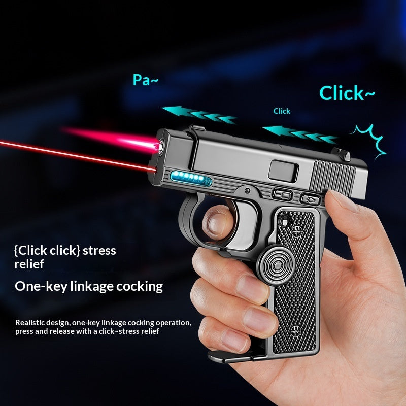 Dual-Power Rotary Spinning Lighter Gas And Electric Options