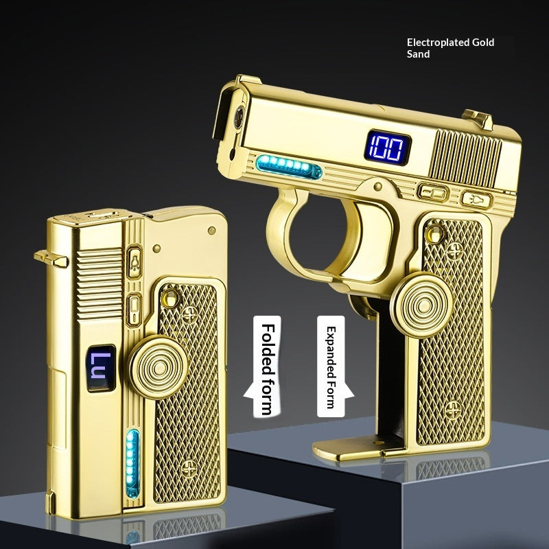 Dual-Power Rotary Spinning Lighter Gas And Electric Options